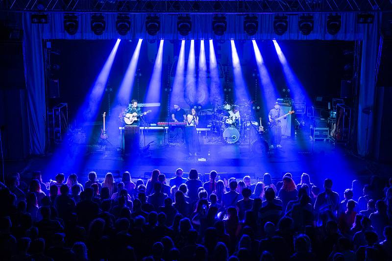 Koncert kapely Jelen v Českých Budějovicích.