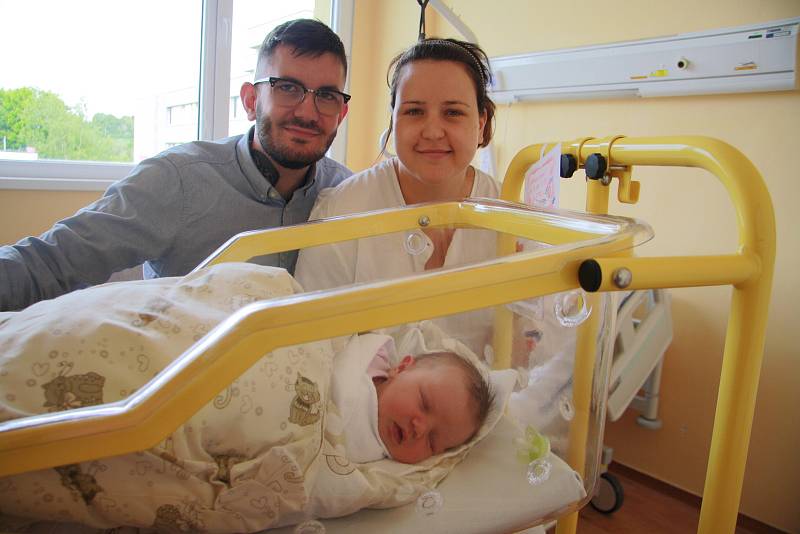 Klaudie Viktorová se rodičům Janě a Dominiku narodila 3. 6. 2020 v 6.49 h. Váha po porodu ukazovala 3,87 kg. Poznávat svět bude v Prachaticích.