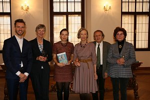 Slavnostní křest knihy Rodina Augusta Zátky se uskutečnil na českobudějovické radnici 8. listopadu 2023 za přítomnosti potomků Augusta Zátky.
