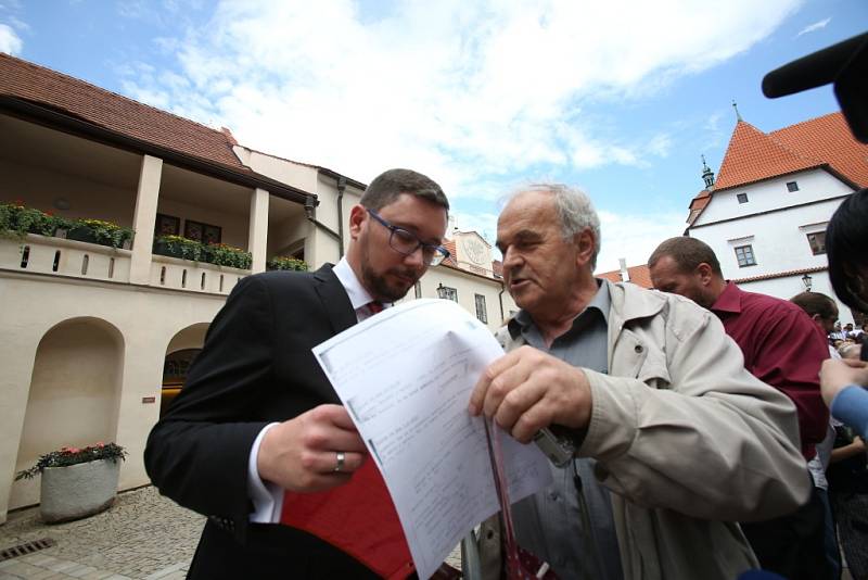 Prezident republiky Miloš Zeman navštívil Strakonice.