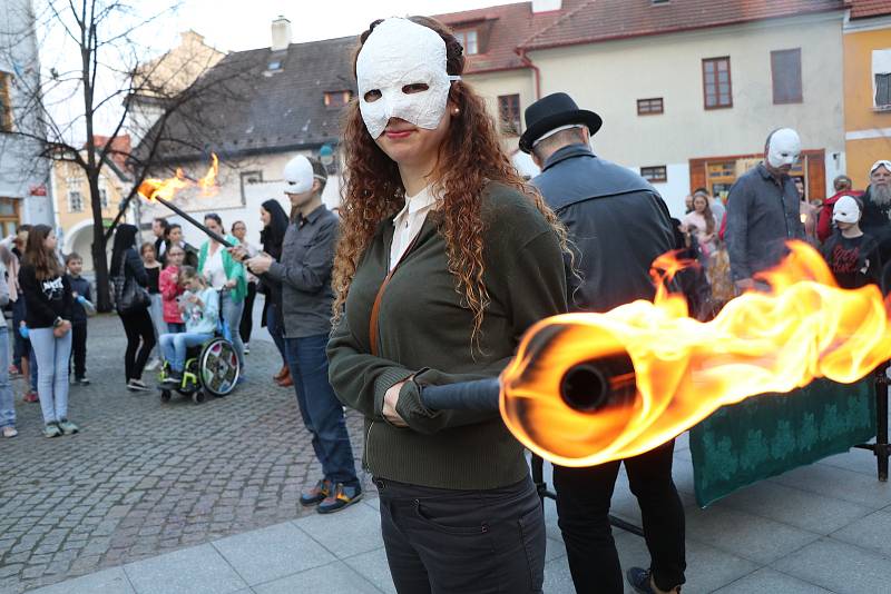 Velikonoční hrkání v Českých Budějovicích 2022.