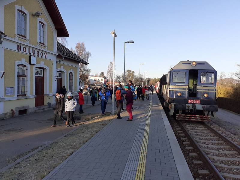 Na Nový rok se konala tradiční výprava na Kleť. Z Českých Budějovic vyjížděl poprvé retrovlak.