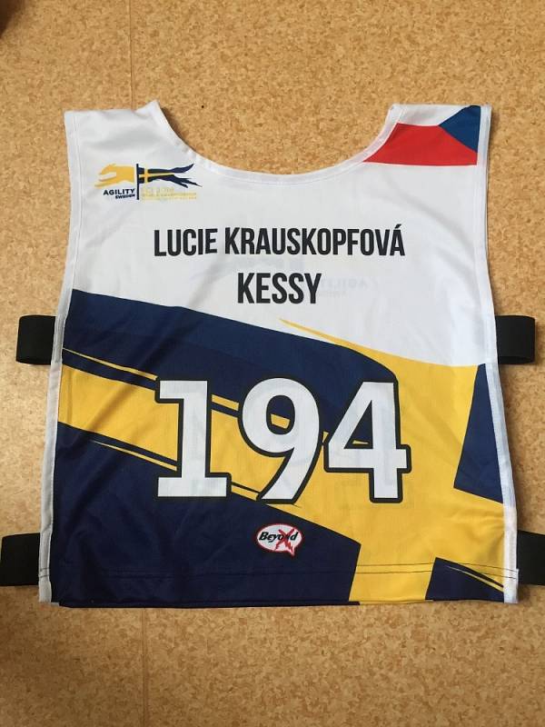 Lucie Krauskopfová a fenka Kessy