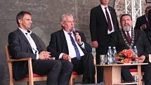 Prezident republiky Miloš Zeman navštívil Strakonice.