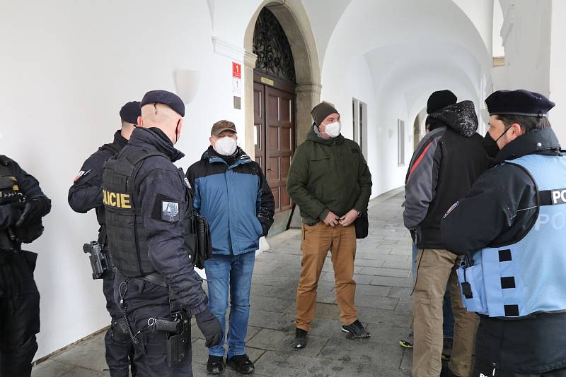 Policie se připravuje na demonstraci v Českých Budějovicích