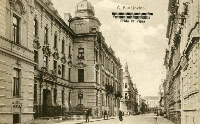 Ulice 28. října po roce 1918. 