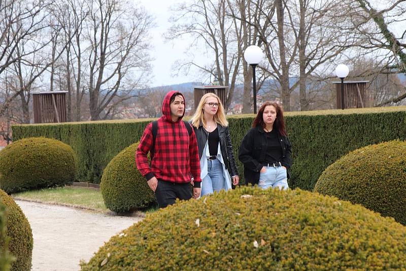 Zámecká zahrada zámku Český Krumlov je otevřena