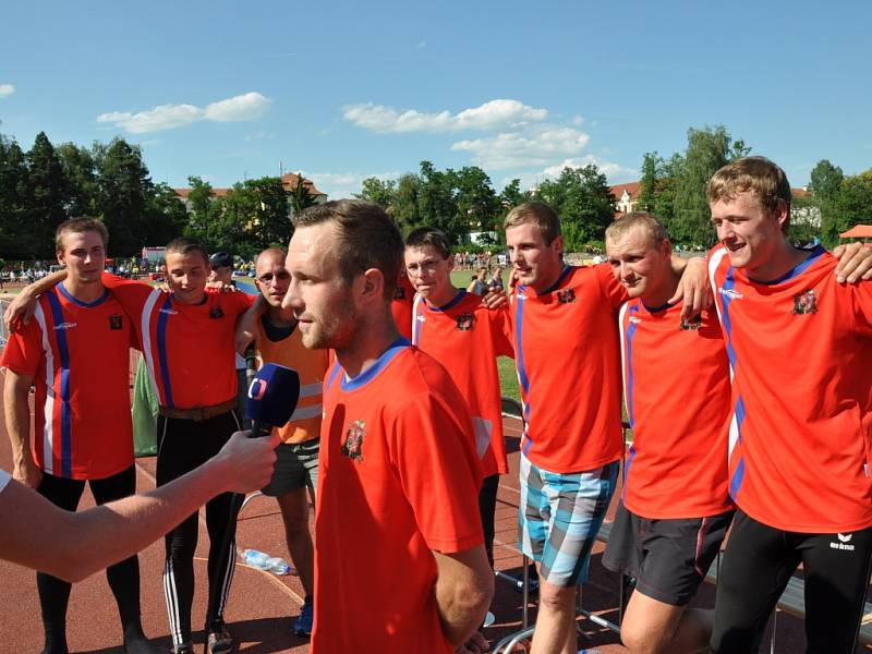 MČR v požárním sportu, sobota odpoledne - štafeta 4 x 100 metrů s překážkami