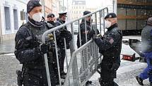 Policie se připravuje na demonstraci v Českých Budějovicích