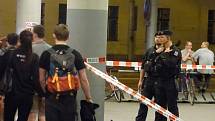 V sobotu kolem 20. hodiny večer vyjížděli policisté do Dopravně obchodního centra Mercury v Českých Budějovicích k podezřelému kufříku.