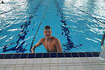 Plavec Ondřej Zach trénuje před MS