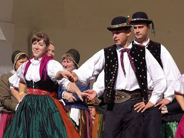 Festival lidové hudby v bavorském Aldersbachu.