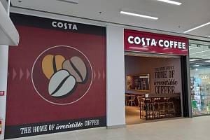 Pobočka Costa Coffee v Českých Budějovicích.