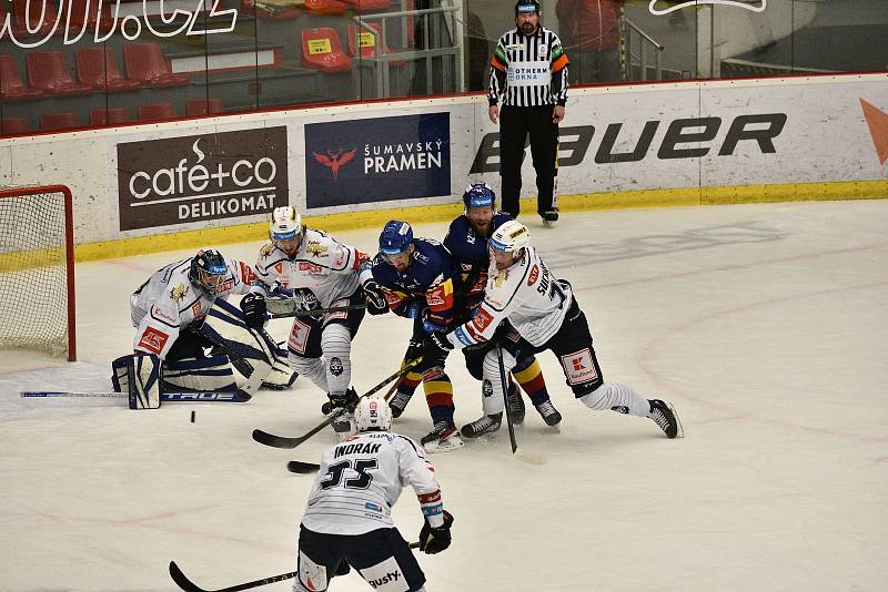 Hokejová extraliga: Motor ČB - Kladno. Foto: Jan Škrle