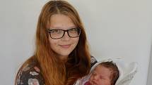 Rozálie Němcová z Písku. Dcera Ivety a Jindřicha Němcových se narodila 15. 7. 2021 v 19.21 hodin. Při narození vážila 3900 g a měřila 51 cm. Doma se na ni těšily sestřičky Gabriela (6) a Adriana (2).