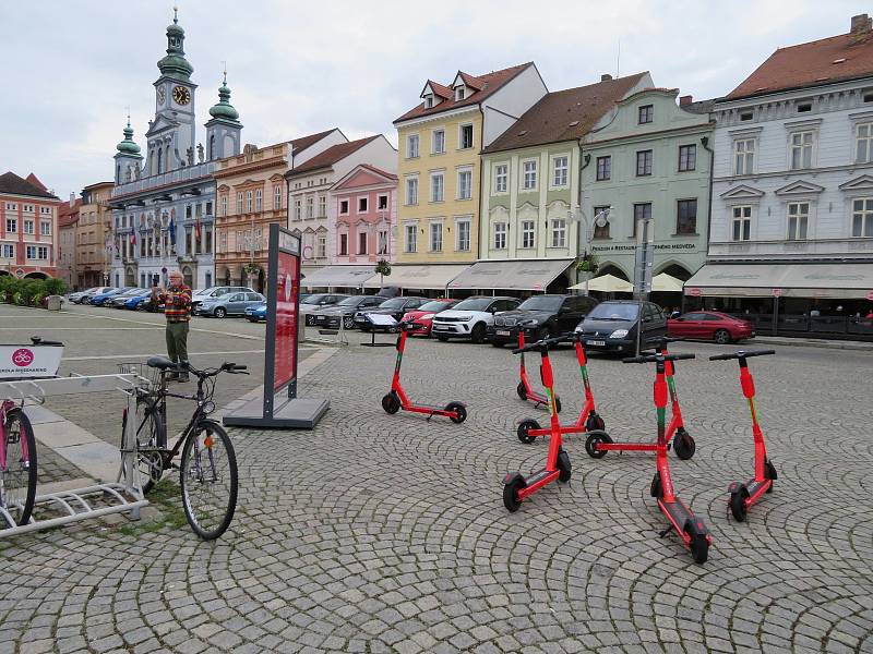 Elektrokoloběžky v Českých Budějovicích