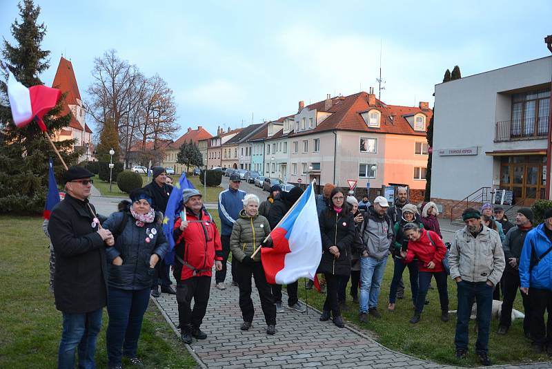 V neděli oslavili v Horní Stropnici výročí sametové revoluce.