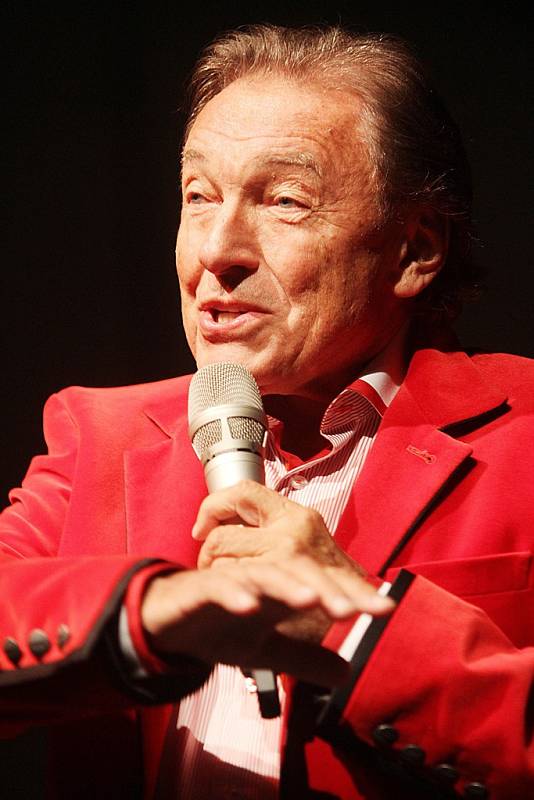 Karel Gott v září v Budějovicích.