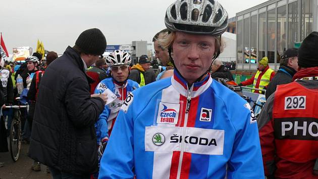 Cyklista českobudějovického týmu Jan Nesvadba na mistrovství světa