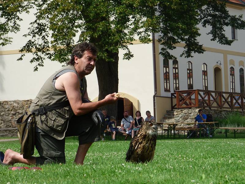 Letní sezona na zámku Mitrowicz v Kolodějích nad Lužnicí je v plném proudu.