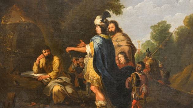 Alšova jihočeská galerie koupila za 275 000 korun obraz Alexandr a Dioegenes, který namaloval Lambert Jacobsz.