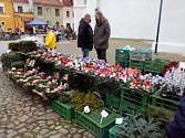 Trh na Piaristickém náměstí v Českých Budějovicích.