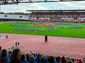 Sokolové na světové gymnaestrádě v Amsterdamu