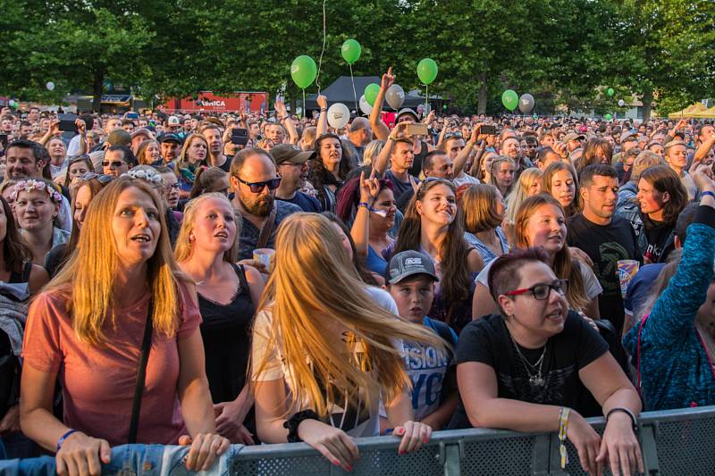 Putovní hudební akce LétoFest nabídla dva dny výborné muziky i zábavy 19. a 20. 7. 2019, zázemí našla na Výstavišti České Budějovice.