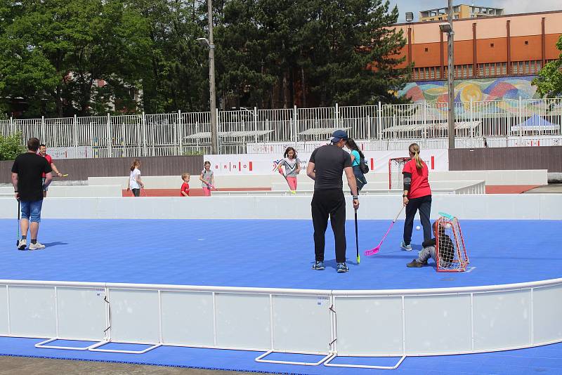 Sportovní park Vodova v brněnském Králově Poli.