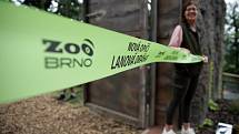 V brněnské ZOO otevřeli novou atrakci pro děti - lanovou opičí dráhu. Také nové zázemí pro žirafy.