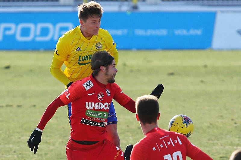 Fotbalisté Zbrojovky Brno remizovali 0:0 v utkání proti Zlínu.