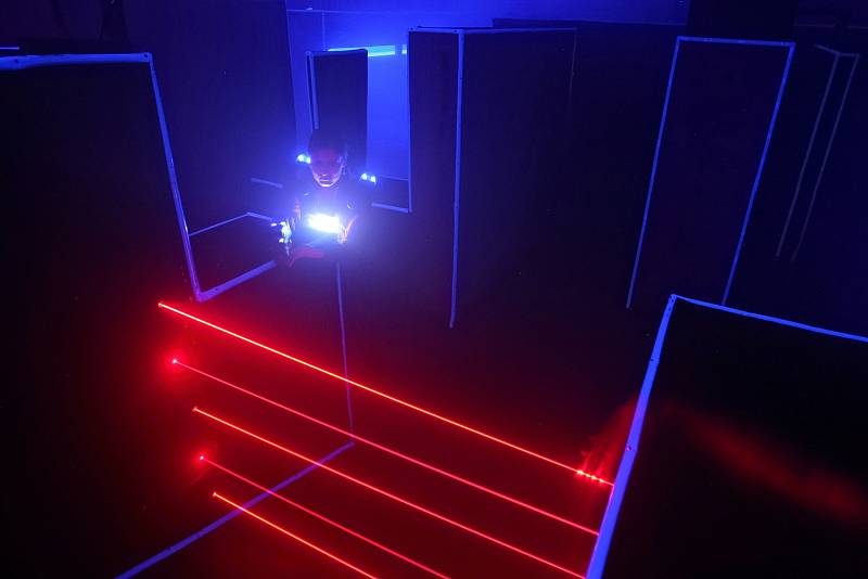 Laser game v Brně.