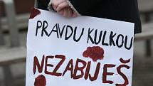 Vzpomínkové setkání a pochod za zavražděného novináře Jána Kuciaka a jeho přítelkyni Martinu Kušnírovou.