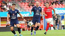 Fotbalisté Zbrojovky Brno remizovali v úvodním klání FORTUNA:LIGY se Slováckem 2:2. Foto: Petr Nečas