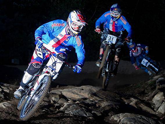 Čeští fourcrossaři v čele s Tomášem Slavíkem na mistrovství světa v Mont Sainte Anne.