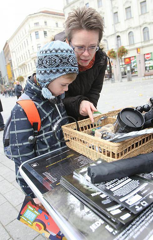 Jízda za Světluškou v Brně.