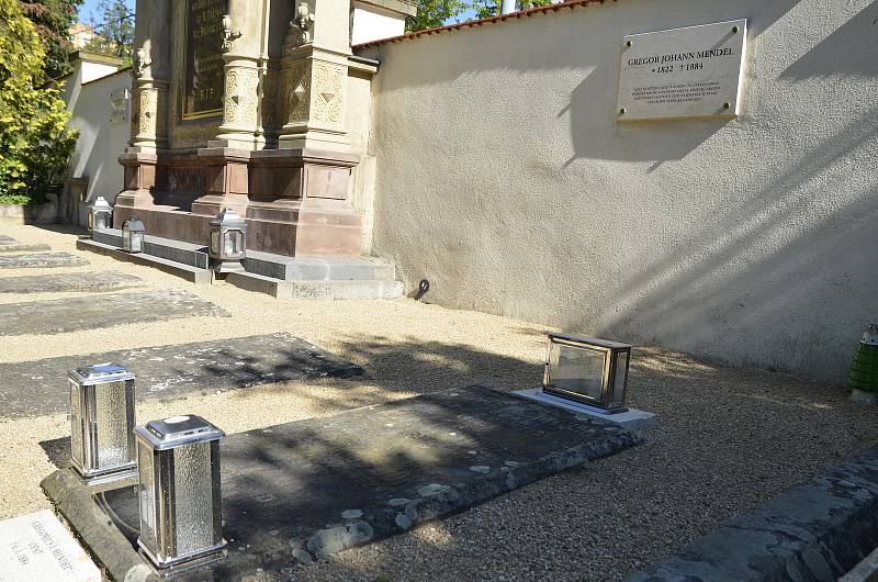 Archeologové provedli výzkum augustiniánské hrobky na brněnském Ústředním hřbitově, ve které byly ostatky Gregora Johanna Mendela.