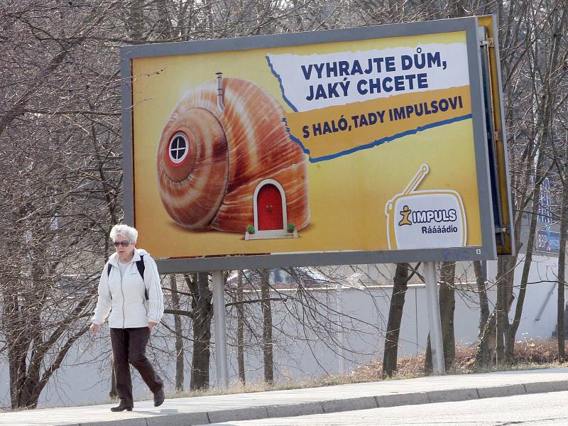 Billboard v Brně.