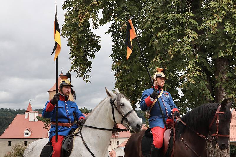 Na hradě Veveří si v sobotu připomněli padlé za světové války. Přítomní zhlédli i bitvu nazvanou Srbsko 1914.