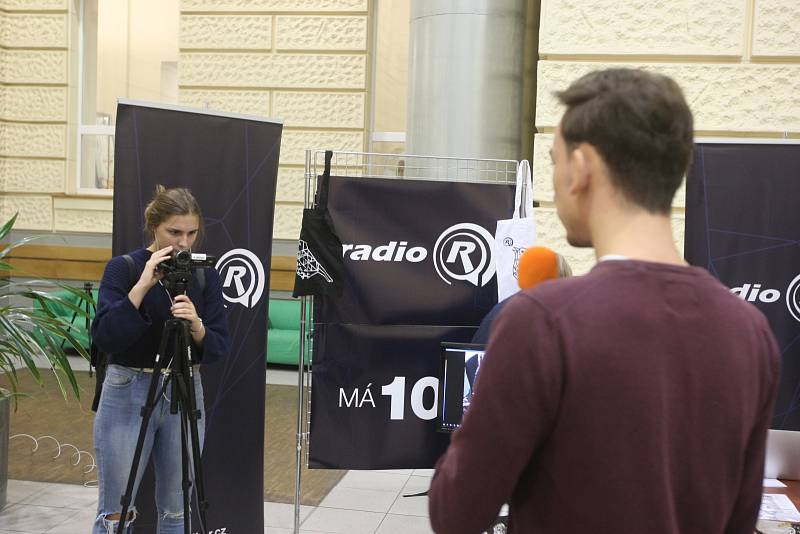 Brněnský deník Rovnost na Multimediálním dni 2018 na Fakultě sociálních studií MU v Brně