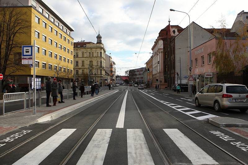 Křenová ulice v Brně.