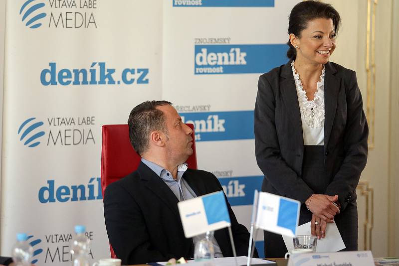Deník uspořádal setkání s brněnskou primátorkou Markétou Vaňkovou na Nové radnici v Brně.