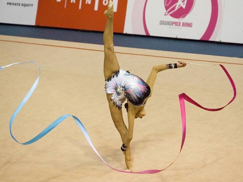 Gymnastka Jevgenie Kanaeva.