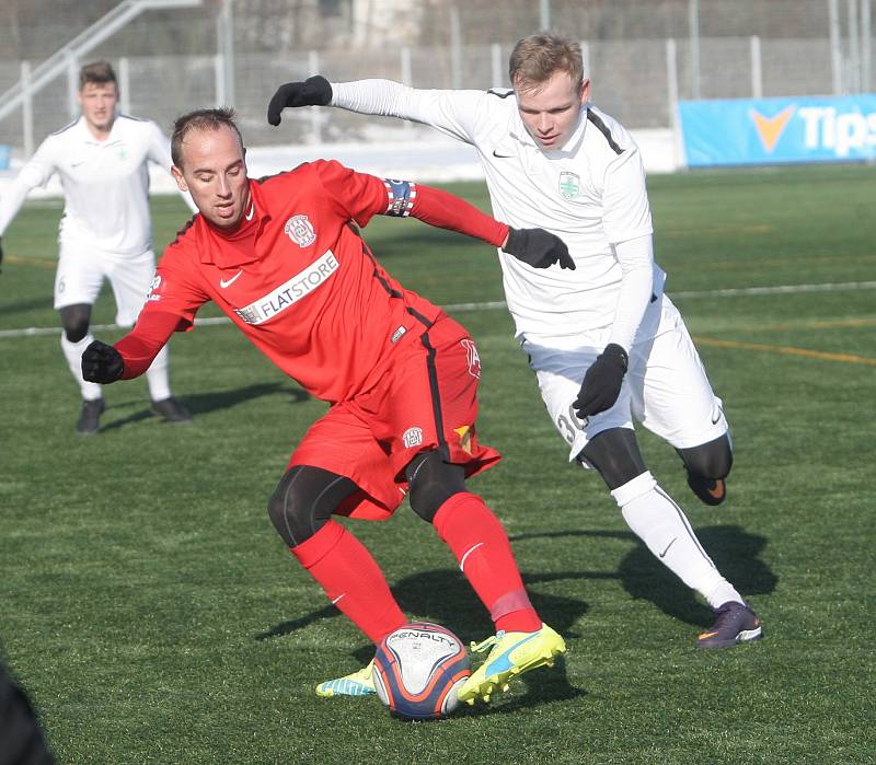 Tipsport liga. Zbrojovka Brno - Skalica.