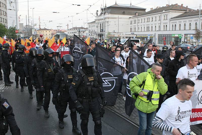 Prvomájové demonstrace v Brně