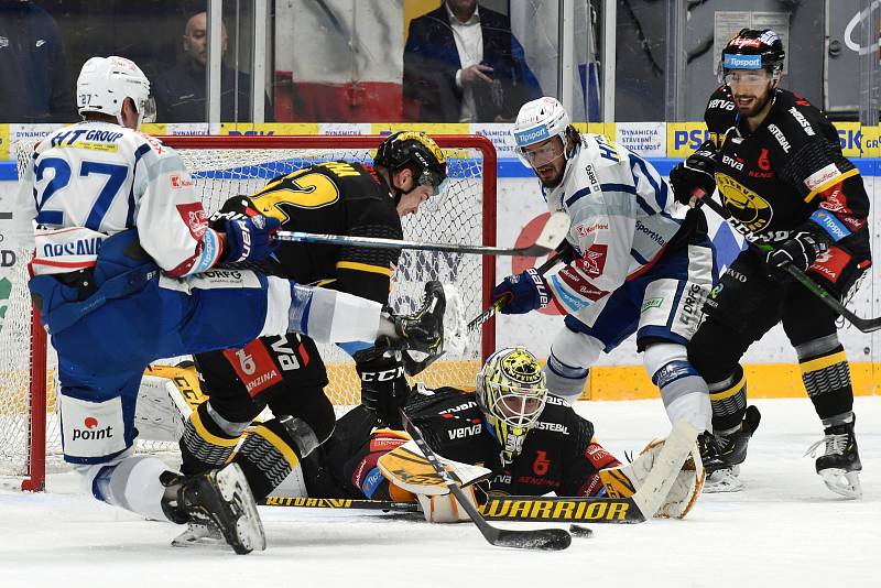 Brno 26.1.2020 - domácí HC Kometa Brno v bílém proti HC Litvínov