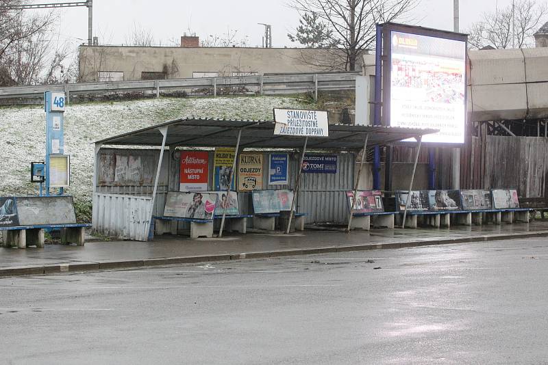 Stanoviště 48 na Ústředním autobusovém nádraží v Brně na Zvonařce