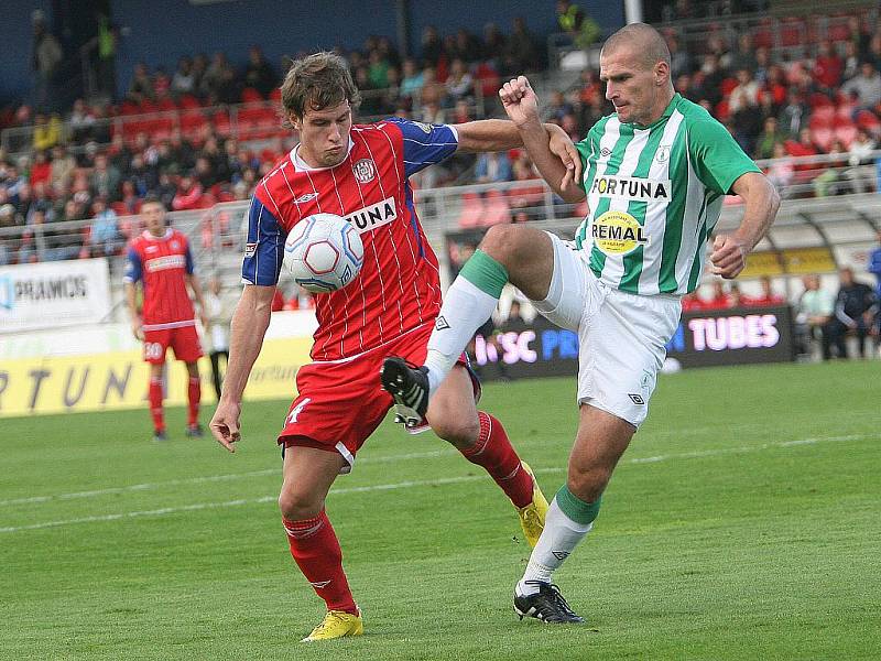 Fotbalová Zbrojovka porazila Bohemians 1905 na domácím hřišti 1:0.