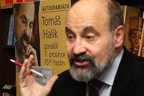 Tomáš Halík podepisoval své knihy.