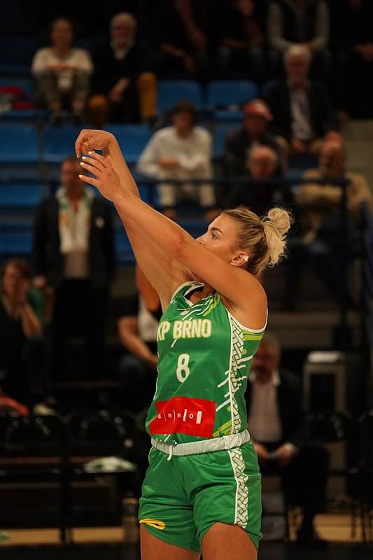 Basketbalistky KP Brno sehrály druhý zápas EuroCupu na palubovce francouzského Angers.